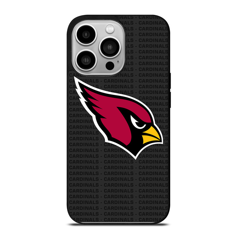 ARIZONA CARDINALS FOOTBALL TEXT iPhone 14 Pro Case Cover