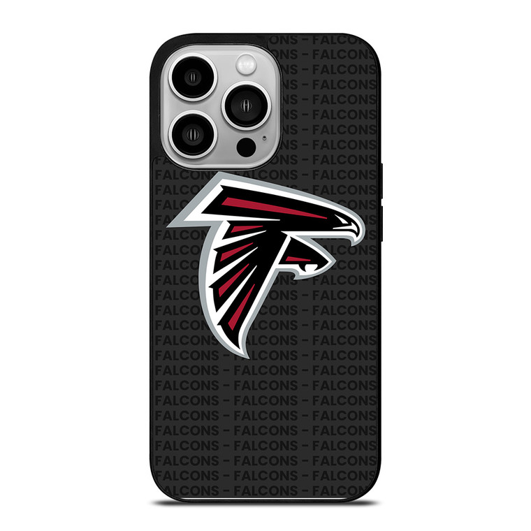 ATLANTA FALCONS FOOTBALL TEXT iPhone 14 Pro Case Cover