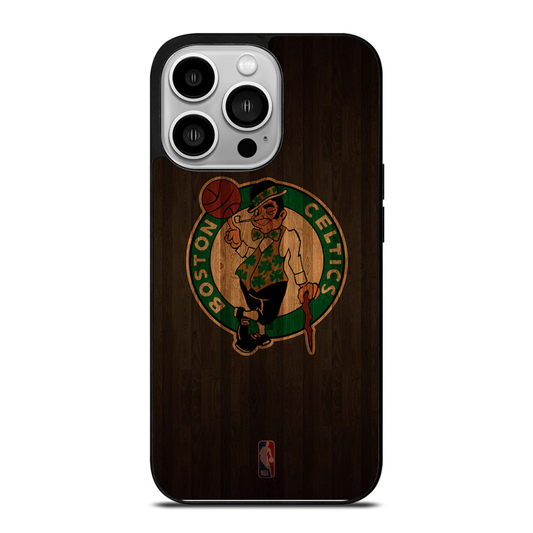 BOSTON CELTICS BASKETBALL COURT NBA iPhone 14 Pro Case Cover