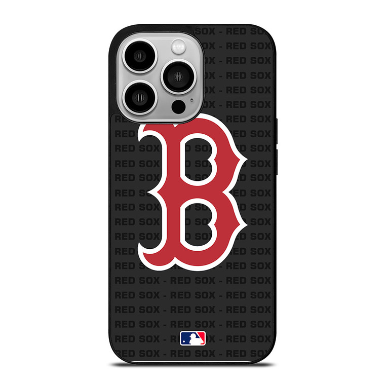 BOSTON RED SOX BASEBALL BLACK iPhone 14 Pro Case Cover
