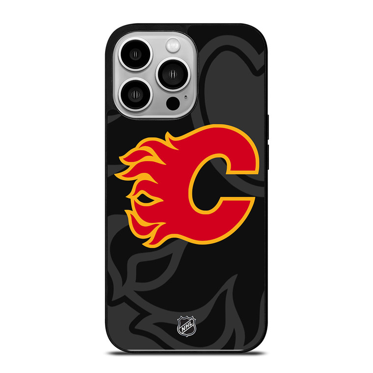 CALGARY FLAMES NHL TEAM iPhone 14 Pro Case Cover