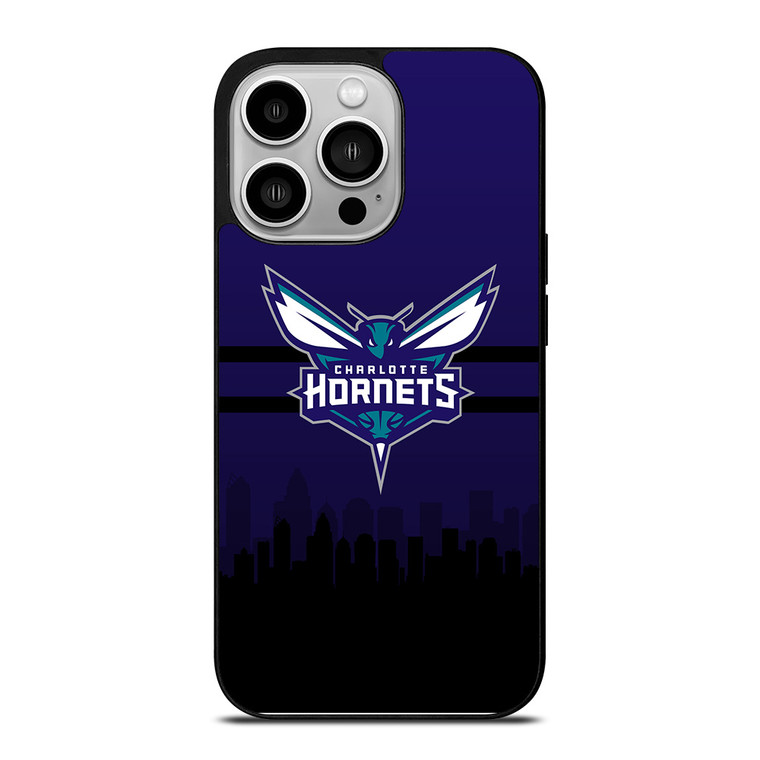 CHARLOTTE HORNETS NBA SKYLINE iPhone 14 Pro Case Cover