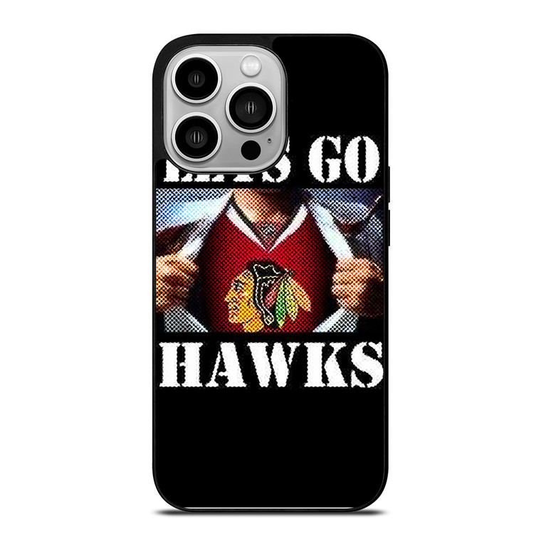 CHICAGO BLACKHAWKS NHL HOCKEY FANS iPhone 14 Pro Case Cover