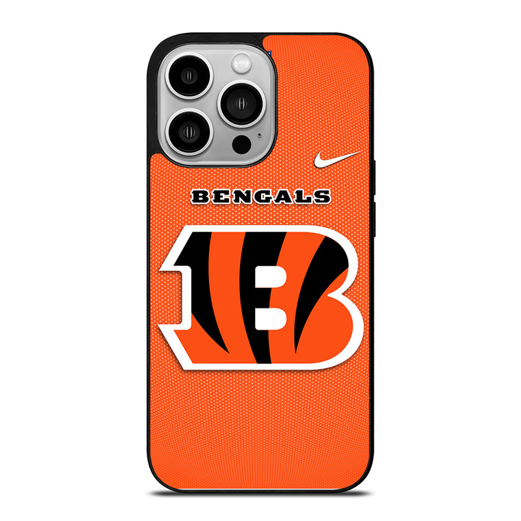 CINCINNATI BENGALS NFL FOOTBALL NIKE iPhone 14 Pro Case Cover