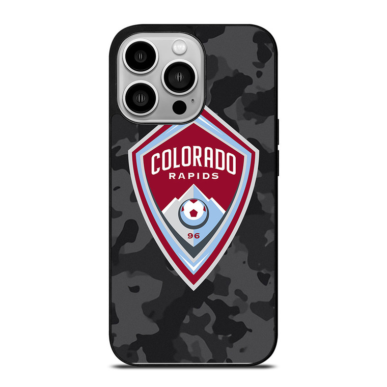 COLORADO RAPIDS MLS BLACK CAMO iPhone 14 Pro Case Cover