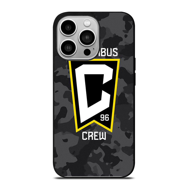 COLUMBUS CREW MLS BLACK CAMO iPhone 14 Pro Case Cover
