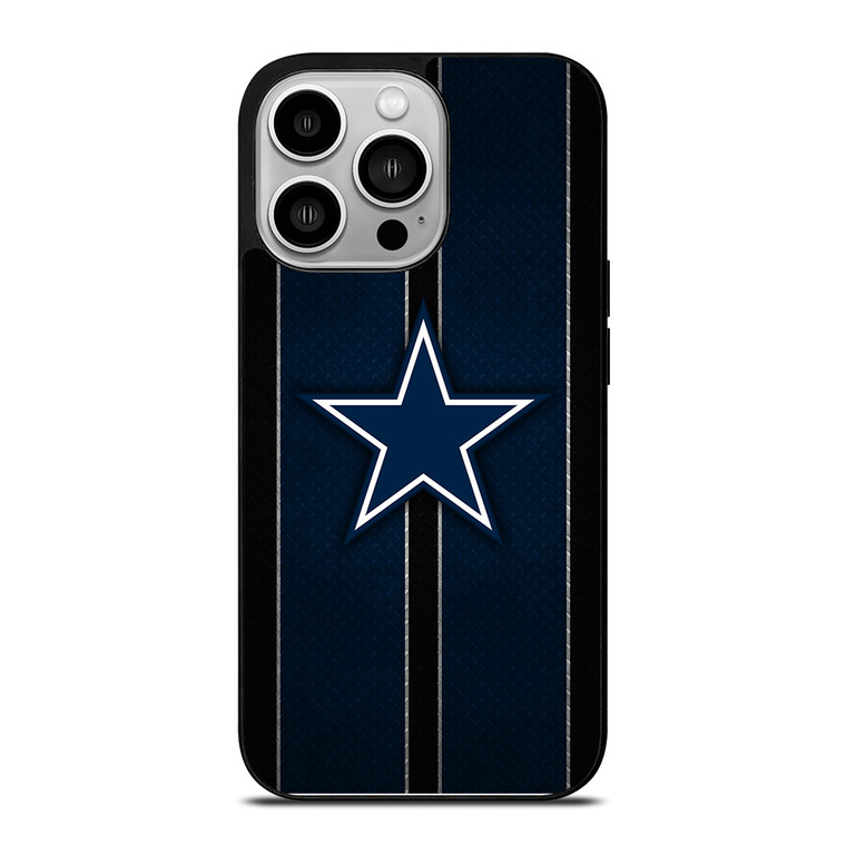 DALLAS COWBOYS NFL METAL STRIPE iPhone 14 Pro Case Cover