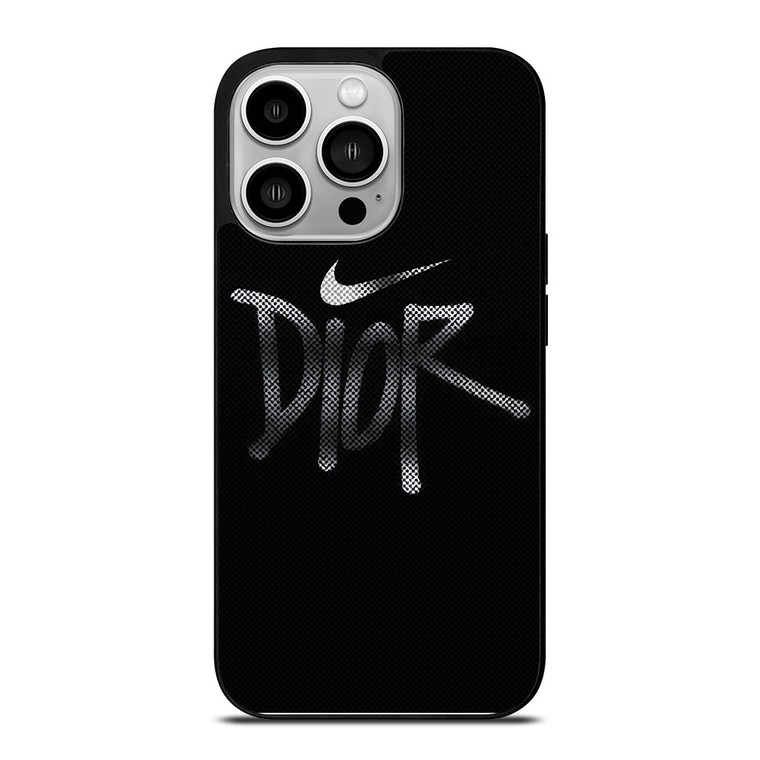DIOR X NIKE LOGO iPhone 14 Pro Case Cover