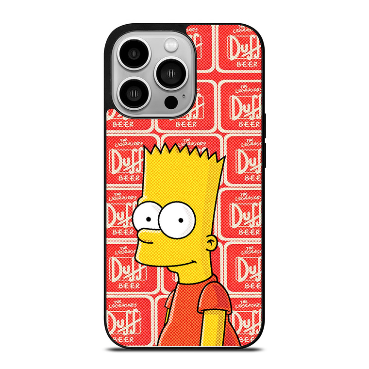 DUFF BEER BART SIMPSONS iPhone 14 Pro Case Cover