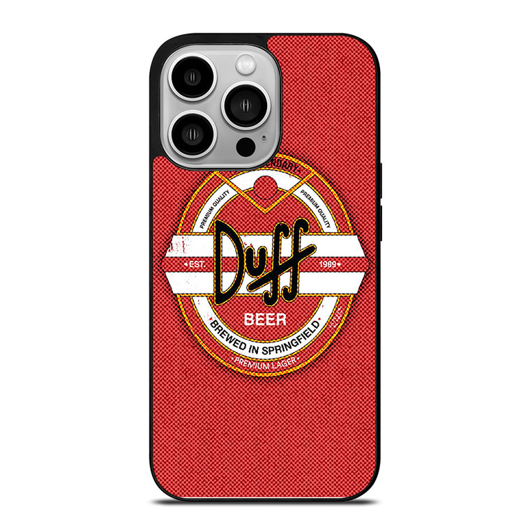 DUFF BEER THE SIMPSONS LOGO 2 iPhone 14 Pro Case Cover