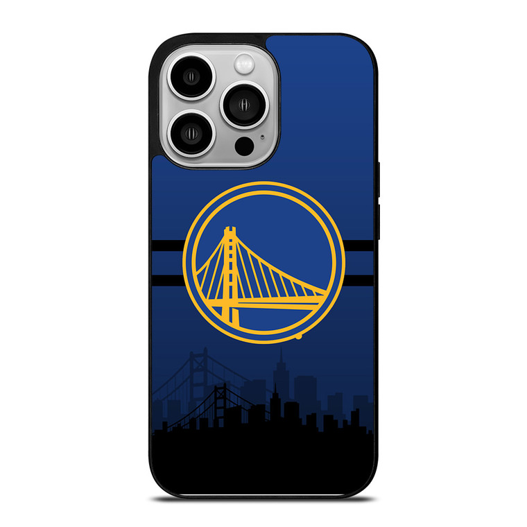 GOLDEN STATE WARRIORS NBA SKYLINE iPhone 14 Pro Case Cover