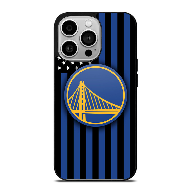 GOLDEN STATE WARRIORS NBA USA FLAG iPhone 14 Pro Case Cover