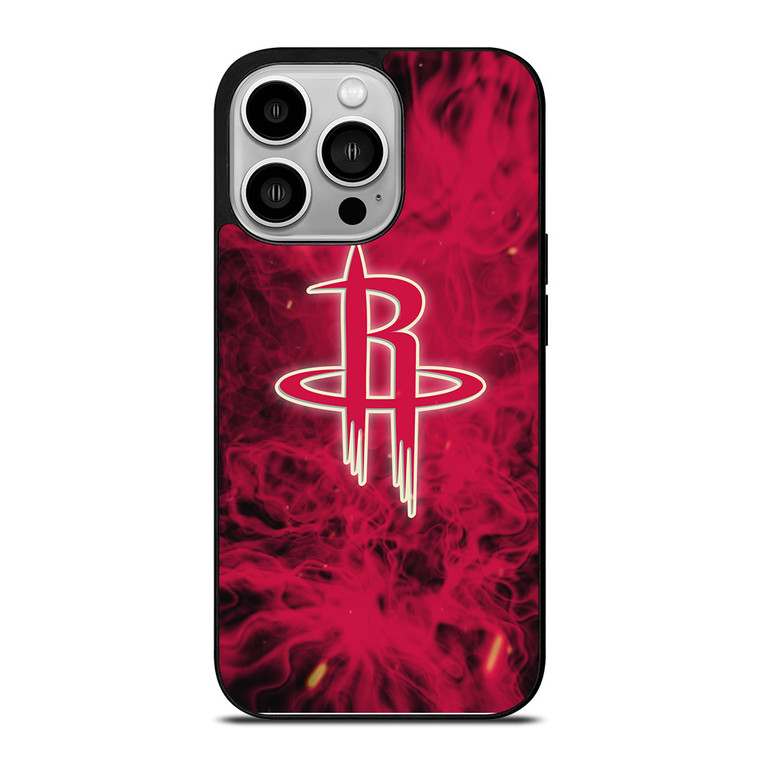 HOUSTON ROCKET BASKETBALL NBA FIRE iPhone 14 Pro Case Cover