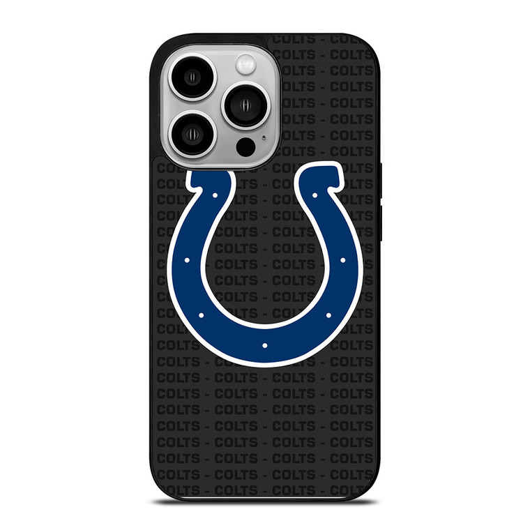 INDIANAPOLIS COLTS FOOTBALL TEXT iPhone 14 Pro Case Cover