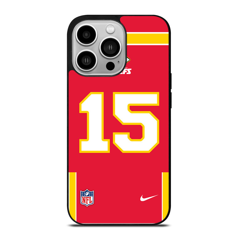 KANSAS CITY CHIEFS PATRICK MAHOMES 15 NFL NIKE iPhone 14 Pro Case Cover