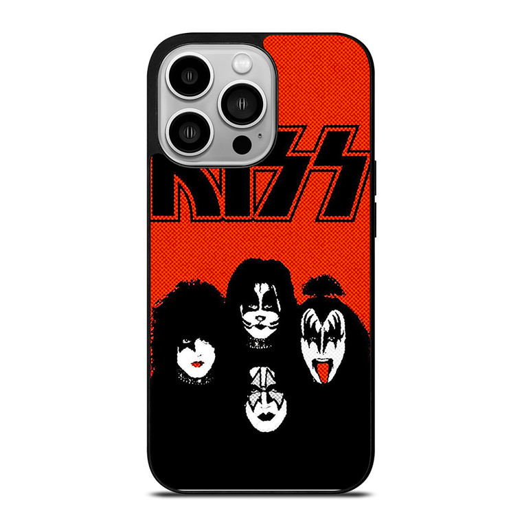 KISS RED ROCK BAND iPhone 14 Pro Case Cover