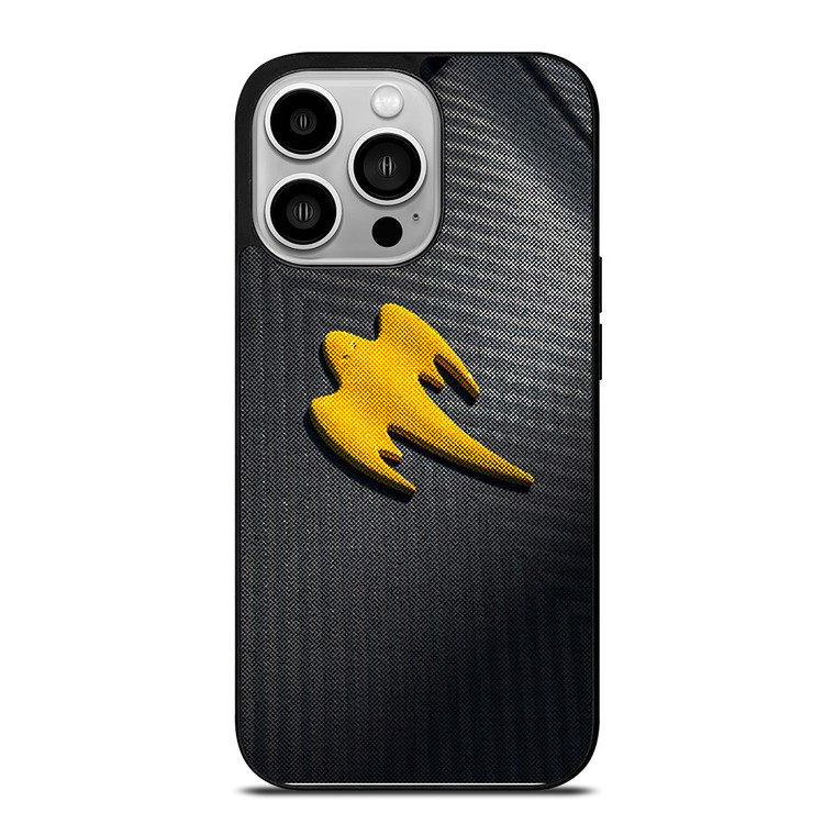 KOENIGSEGG GHOST CAR LOGO YELLOW iPhone 14 Pro Case Cover