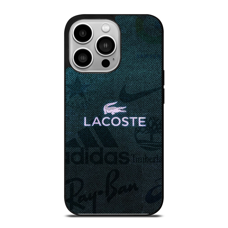 LACOSTE ADIDAS NIKE LOGO iPhone 14 Pro Case Cover