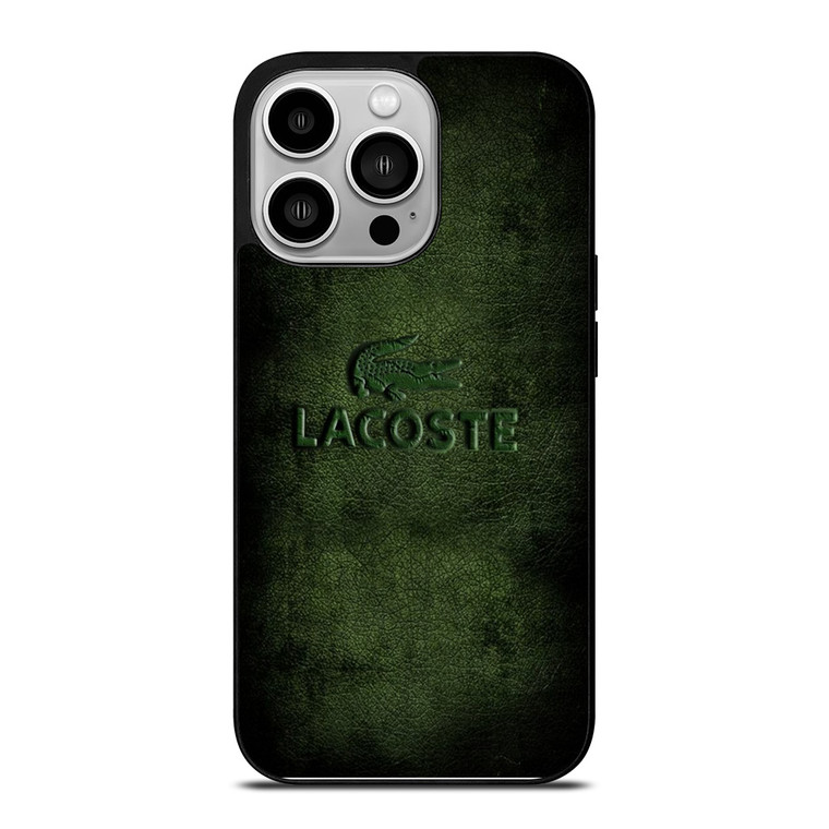 LACOSTE LEATHER iPhone 14 Pro Case Cover