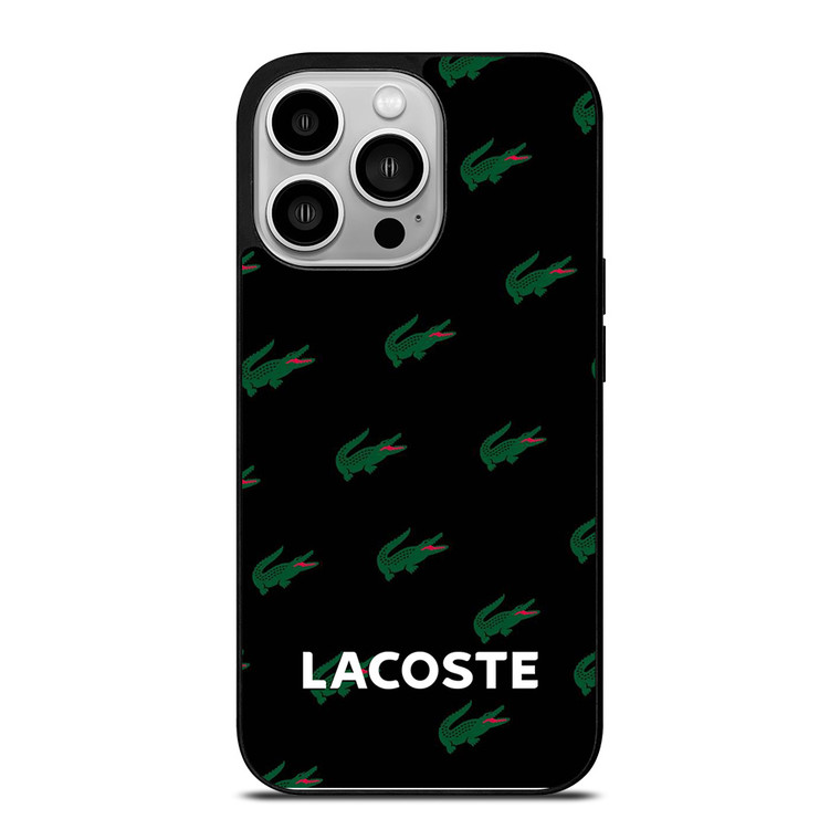 LACOSTE LOGO PATTERN iPhone 14 Pro Case Cover
