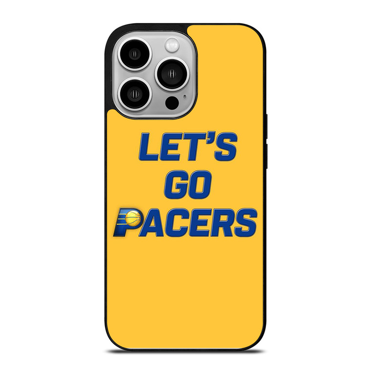 LETS GO INDIANA PACERS NBA BASKETBALL iPhone 14 Pro Case Cover LETS GO INDIANA PACERS NBA BASKETBALL iPhone 14 Pro Case Cover