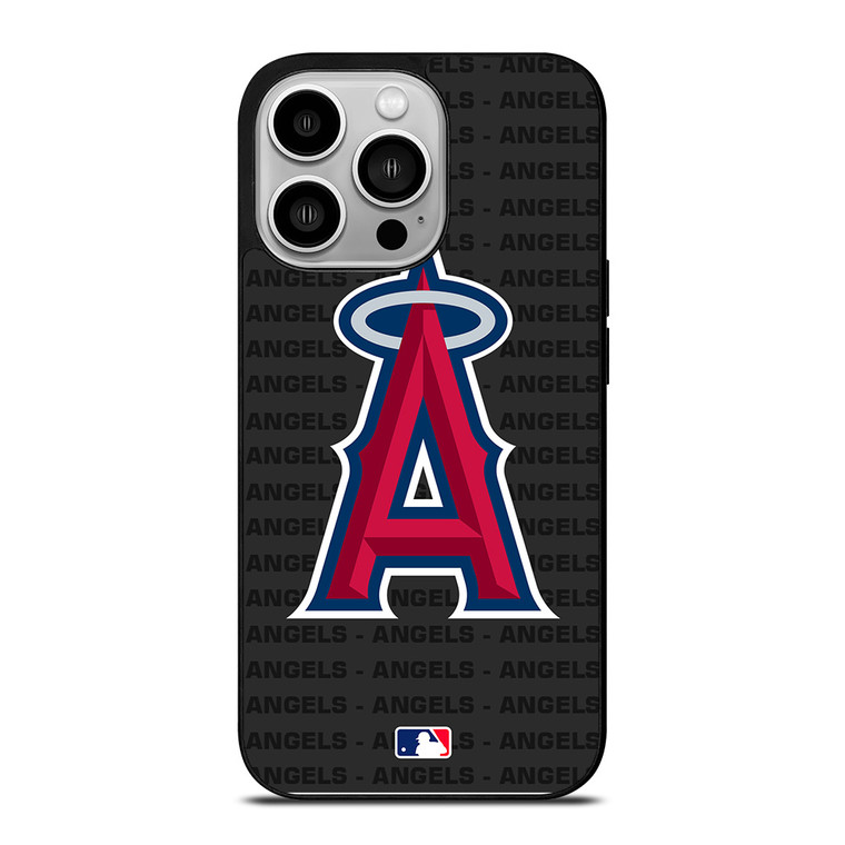 LOS ANGELES ANGELS BASEBALL BLACK iPhone 14 Pro Case Cover