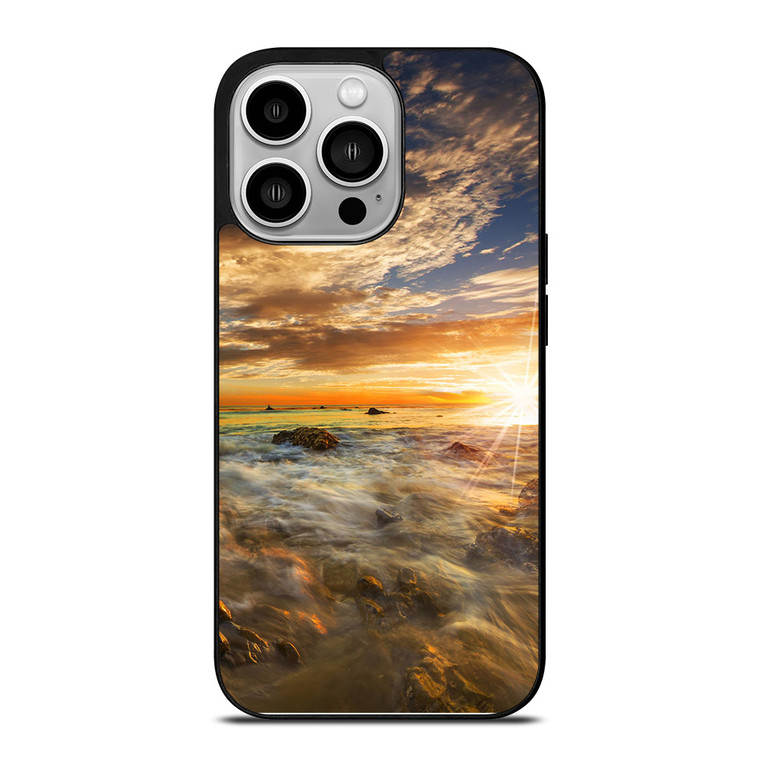 MALIBU BEACH CALIFORNIA iPhone 14 Pro Case Cover