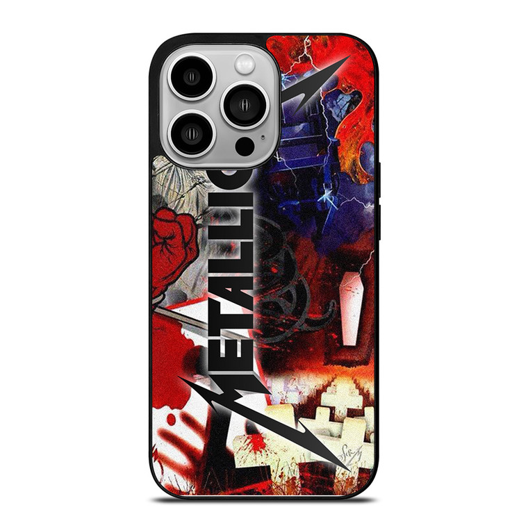 METALLICA ROCK BAND ALL ALBUM iPhone 14 Pro Case Cover