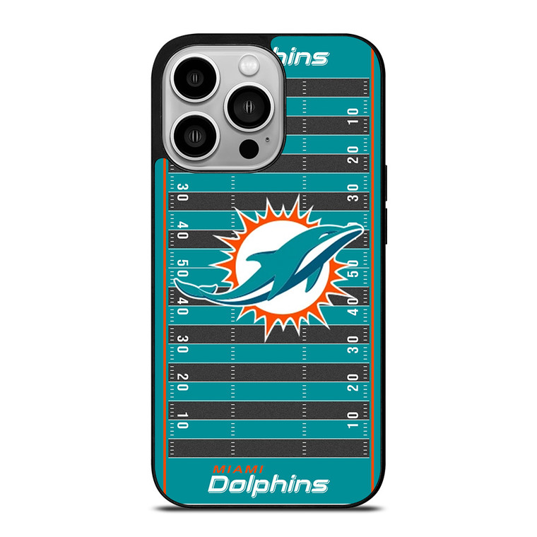 MIAMI DOLPHINS FOOTBALL FIELD iPhone 14 Pro Case Cover