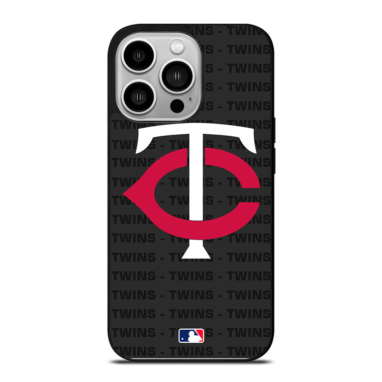 MINNESOTA TWINS BASEBALL BLACK iPhone 14 Pro Case Cover