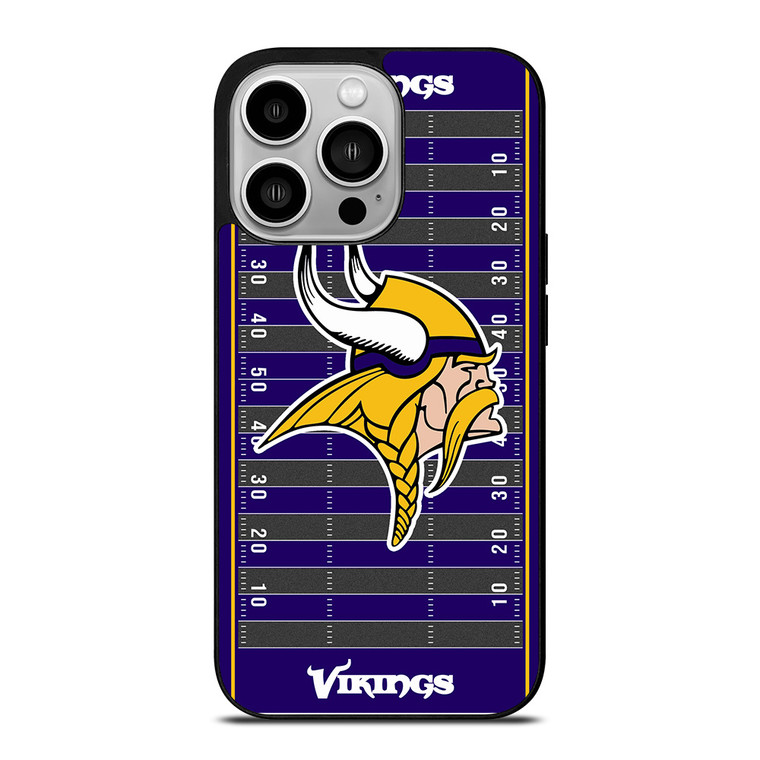 MINNESOTA VIKINGS FOOTBALL FIELD iPhone 14 Pro Case Cover