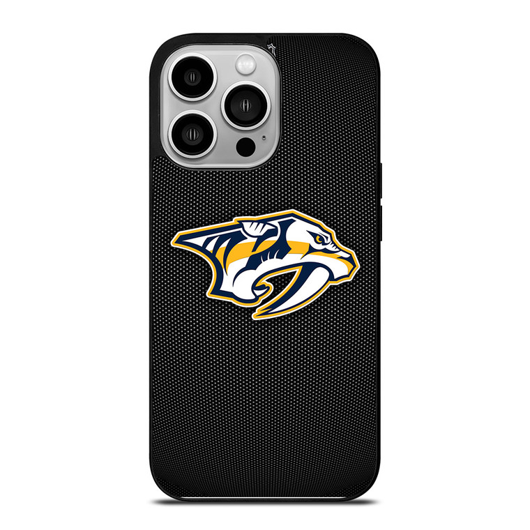 NASHVILLE PREDATORS HOCKEY NHL LOGO iPhone 14 Pro Case Cover