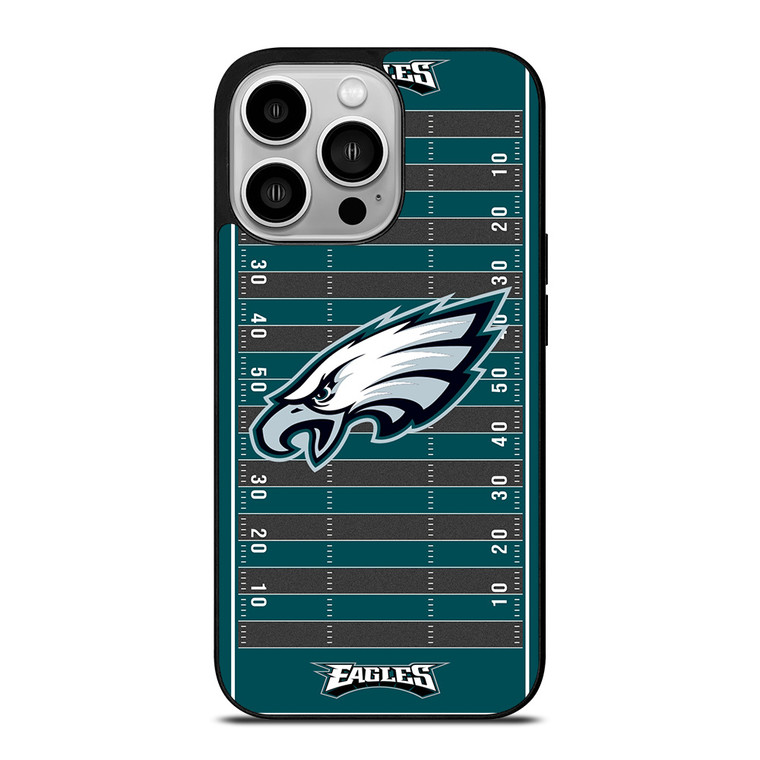 PHILADELPHIA EAGLES FOOTBALL FIELD iPhone 14 Pro Case Cover