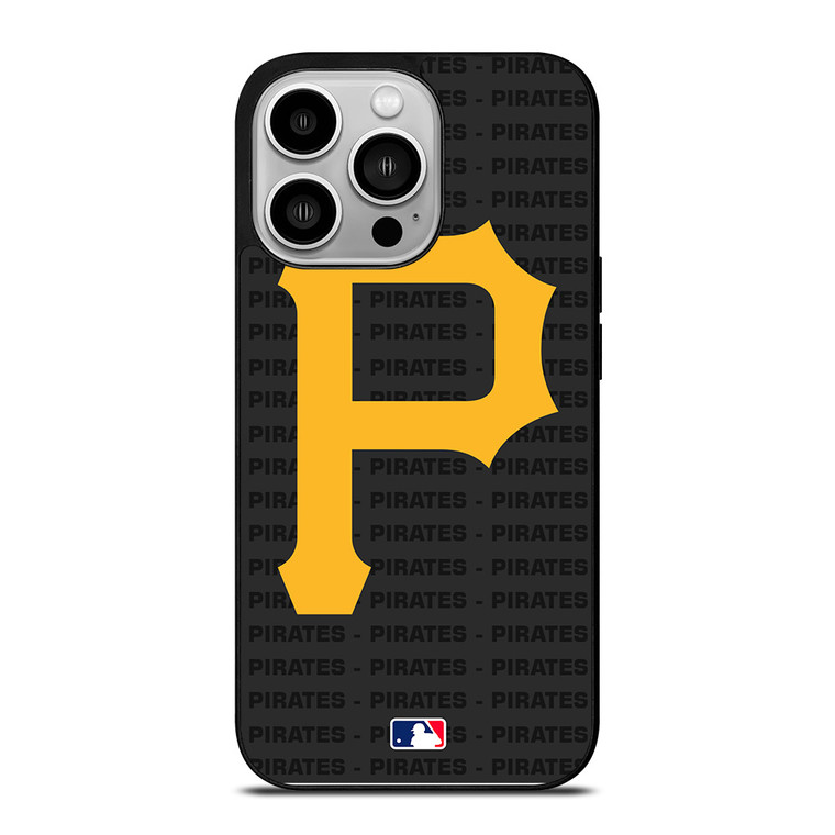 PITTSBURGH PIRATES BASEBALL BLACK iPhone 14 Pro Case Cover