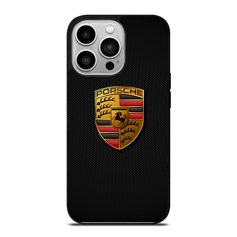 PORSCHE CARBON FIBER iPhone 14 Pro Case Cover PORSCHE CARBON FIBER iPhone 14 Pro Case Cover