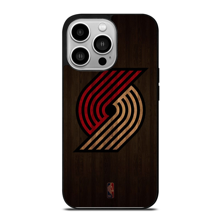 PORTLAND TRAIL BLAZERS BASKETBALL COURT NBA iPhone 14 Pro Case Cover
