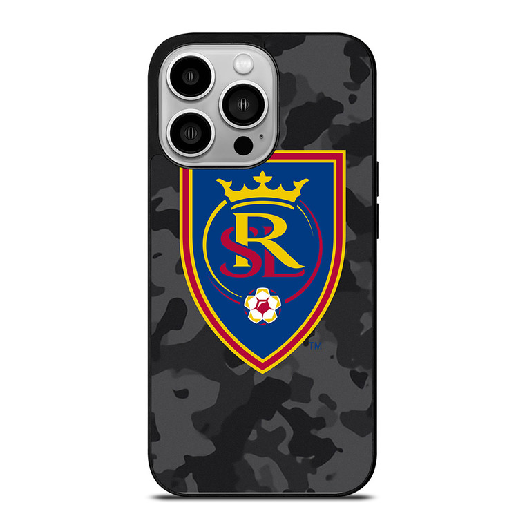 REAL SALT LAKE MLS BLACK CAMO iPhone 14 Pro Case Cover