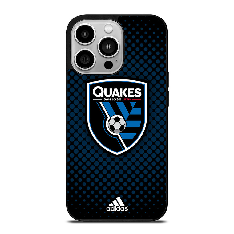 SAN JOSE EARTHQUAKES SOCCER MLS ADIDAS iPhone 14 Pro Case Cover