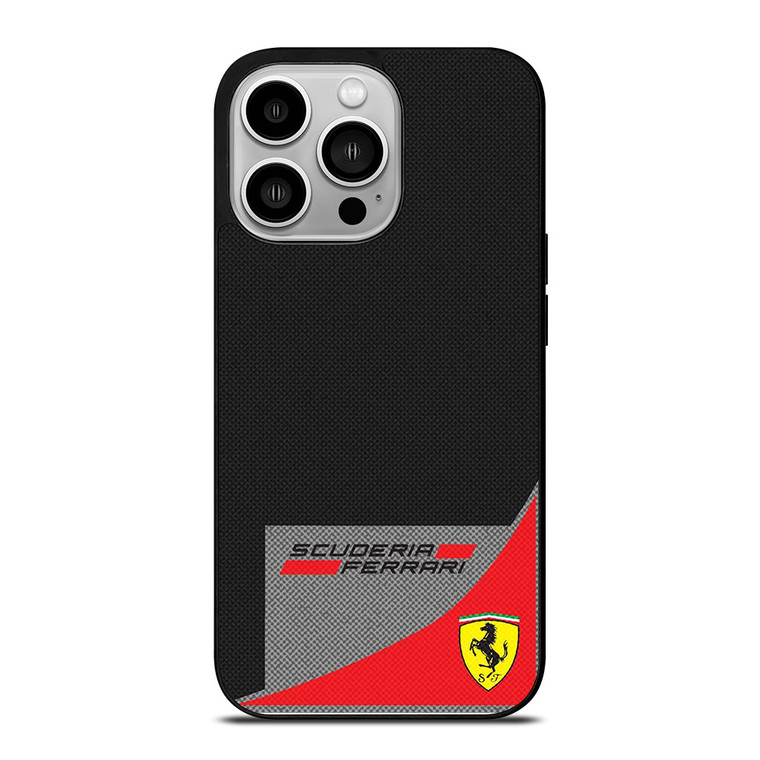 SCUDERIA FERRARI CARBON iPhone 14 Pro Case Cover