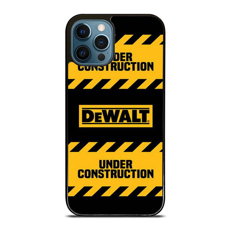 DEWALT UNDER CONSTRUCTION iPhone 12 Pro Max Case Cover