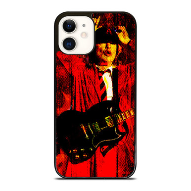 ACDC ANGUS YOUNG ROCK BAND iPhone 12 Case Cover