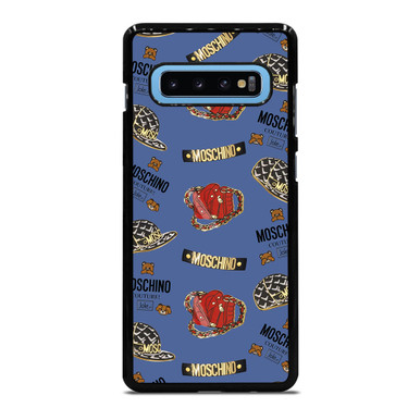 Galaxy S10 Moschino Phone Case Samsung MOSCHINO BEAR COUTURE PATTERN  Samsung Galaxy S10 Plus Case Cover