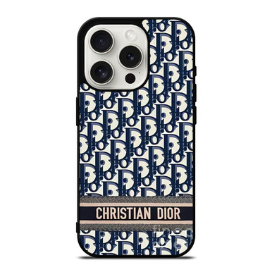 Christian Dior⭕️iPhone15Pro 正規品　カナージュ　カバー CHRISTIAN DIOR LOGO BLUE iPhone 15 Pro Case Cover