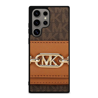 MICHAEL KORS MK LOGO BROWN BAG Samsung Galaxy S24 Ultra Case Cover