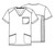 MEN'S INFINITY V-NECK SCRUBS TOP - CK900A - HOAG CLINIC