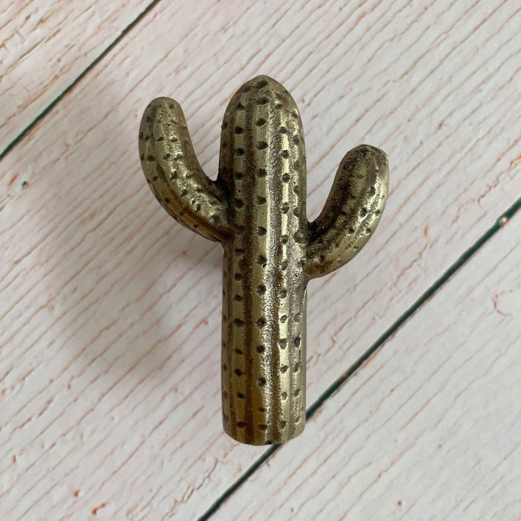Brass Cactus Knob