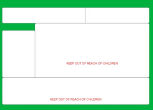 102mm x 68mm direct thermal pharmacy label roll with 38mm core – perforated, permanent adhesive for medical use