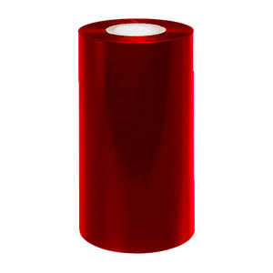 110mm x 300M Red Wax Resin Ribbon