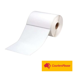 Couriers Please Direct Thermal Perforated Labels - 100mm X 150mm - 25mm Core - 400L/Roll