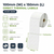 100mm x 150mm (4x6) white direct thermal shipping labels, 400 per roll, 25mm core Infographic